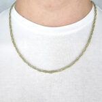 Moška verižica ANKER, dvojna votla 0,7. Zlata verižica. Zlatarna BB - Branimir Boršič. Slovensko poreklo. Na voljo: rumeno zlato, belo zlato, rdeče zlato.