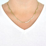 Ženska verižica LUNICA MINI, votla. Zlatarna BB - Branimir Boršič. Slovensko poreklo. Na voljo: rumeno zlato, belo zlato, rdeče zlato.