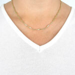 Ženska verižica LUNICA MINI, votla. Zlatarna BB - Branimir Boršič. Slovensko poreklo. Na voljo: rumeno zlato, belo zlato, rdeče zlato.