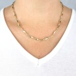 Ženska verižica LUNICA MAXI, valovita, votla. Zlatarna BB - Branimir Boršič. Slovensko poreklo. Na voljo: rumeno, belo in rdeče zlato.