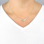 Ženska verižica z diademom EVITA. Zlatarna BB - Branimir Boršič. Slovensko poreklo. Na voljo: rumeno zlato, belo zlato in rdeče zlato.