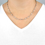 Ženska verižica LUNICA MAXI, valovita, votla. Zlatarna BB - Branimir Boršič. Slovensko poreklo. Na voljo: rumeno, belo in rdeče zlato.