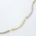 Ženska verižica LUNICA MINI, dvobarvna, votla. Zlatarna BB - Branimir Boršič. Slovensko poreklo. Na voljo: rumeno, belo in rdeče zlato.