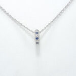 Ženski obesek MILY, okrogel, za verižico. Zlatarna BB - Branimir Boršič. Slovensko poreklo. Na voljo: rumeno, belo in rdeče zlato.