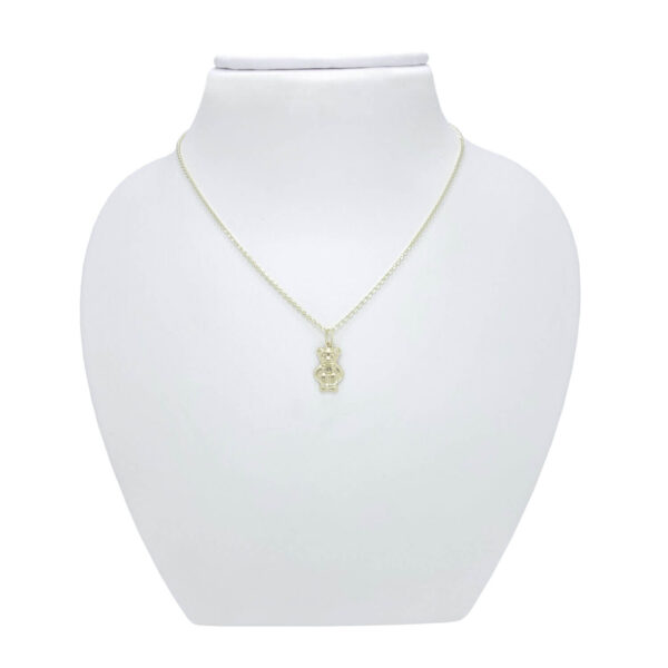 Ženski obesek MEDDY, za verižico. Zlatarna BB - Branimir Boršič. Slovensko poreklo. Na voljo: rumeno, belo in rdeče zlato.