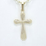 Moški obesek KRIŽ 1, za verižico. Zlatarna BB - Branimir Boršič. Slovensko poreklo. Na voljo: rumeno, belo in rdeče zlato.