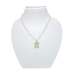 Moški obesek PAPIRUS MAXI 1, za verižico. Zlatarna BB - Branimir Boršič. Slovensko poreklo. Na voljo: rumeno, belo in rdeče zlato.