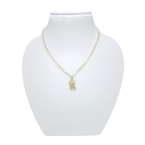 Moški obesek PAPIRUS MAXI 2, za verižico. Zlatarna BB - Branimir Boršič. Slovensko poreklo. Na voljo: rumeno, belo in rdeče zlato.