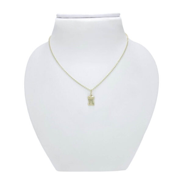 Moški obesek PAPIRUS MINI 2, za verižico. Zlatarna BB - Branimir Boršič. Slovensko poreklo. Na voljo: rumeno, belo in rdeče zlato.