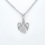 Ženski obesek ANGEL 2, za verižico. Zlatarna BB - Branimir Boršič. Slovensko poreklo. Na voljo: rumeno, belo in rdeče zlato.