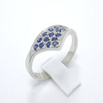 Ženski prstan MELANY, zlati prstani, zaročni prstani, poročni prstani. Zlatarna BB - Branimir Boršič. Slovensko poreklo. Belo, rumeno zlato.