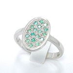 Ženski prstan JOYCE, zlati prstani, zaročni prstani, poročni prstani. Zlatarna BB - Branimir Boršič. Slovensko poreklo. Belo, rumeno zlato.