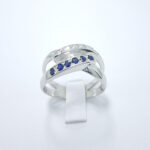 Ženski prstan VIVIEN, zlati prstani, zaročni prstani, poročni prstani. Zlatarna BB - Branimir Boršič. Slovensko poreklo. Belo, rumeno zlato.