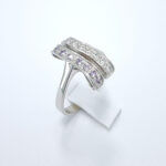 Ženski prstan PAIGE, zlati prstani, zaročni prstani, poročni prstani. Zlatarna BB - Branimir Boršič. Slovensko poreklo. Belo, rumeno zlato.