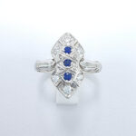 Ženski prstan MARIANA, zlati prstani, zaročni prstani, poročni prstani. Zlatarna BB - Branimir Boršič. Slovensko poreklo. Belo, rumeno zlato.