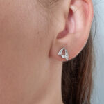 Ženski uhani ISABELLA, zlati uhani. Zlatarna BB - Branimir Boršič. Slovensko poreklo. Na voljo: rumeno, belo in rdeče zlato.