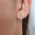 Ženski uhani EMILY, zlati uhani. Zlatarna BB - Branimir Boršič. Slovensko poreklo. Na voljo: rumeno, belo in rdeče zlato.