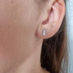 Ženski uhani ARIA, zlati uhani. Zlatarna BB - Branimir Boršič. Slovensko poreklo. Na voljo: rumeno, belo in rdeče zlato.