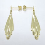 Ženski uhani QUINN, zlati uhani. Zlatarna BB - Branimir Boršič. Slovensko poreklo. Na voljo: rumeno, belo in rdeče zlato.