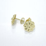 Ženski uhani CORA, zlati uhani. Zlatarna BB - Branimir Boršič. Slovensko poreklo. Na voljo: rumeno, belo in rdeče zlato.