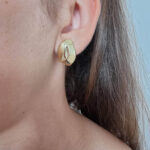 Ženski uhani EDEN, zlati uhani. Zlatarna BB - Branimir Boršič. Slovensko poreklo. Na voljo: rumeno, belo in rdeče zlato.