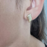 Ženski uhani SCARLET, zlati uhani. Zlatarna BB - Branimir Boršič. Slovensko poreklo. Na voljo: rumeno, belo in rdeče zlato.