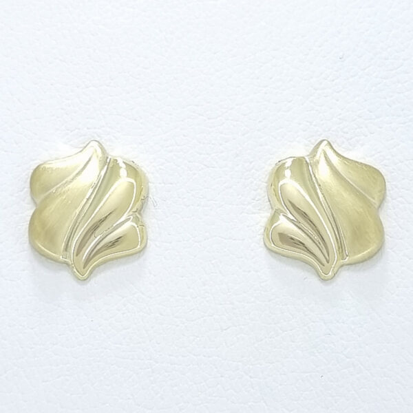 Ženski uhani ASTRID, zlati uhani. Zlatarna BB - Branimir Boršič. Slovensko poreklo. Na voljo: rumeno, belo in rdeče zlato.