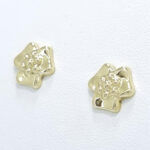 Ženski uhani CELINE, zlati uhani. Zlatarna BB - Branimir Boršič. Slovensko poreklo. Na voljo: rumeno, belo in rdeče zlato.