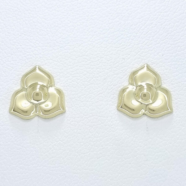 Ženski uhani APRIL, zlati uhani. Zlatarna BB - Branimir Boršič. Slovensko poreklo. Na voljo: rumeno, belo in rdeče zlato.