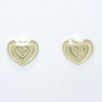 Ženski uhani AMBER, zlati uhani. Zlatarna BB - Branimir Boršič. Slovensko poreklo. Na voljo: rumeno, belo in rdeče zlato.