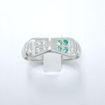 Ženski prstan BRIGITTA, zlati prstani, zaročni prstani, poročni prstani. Zlatarna BB - Branimir Boršič. Slovensko poreklo. Belo, rumeno zlato.