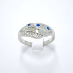 Ženski prstan PRISCILLA, zlati prstani, zaročni prstani, poročni prstani. Zlatarna BB - Branimir Boršič. Slovensko poreklo. Belo, rumeno zlato.