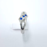 Ženski prstan LAYLA, zlati prstani, zaročni prstani, poročni prstani. Zlatarna BB - Branimir Boršič. Slovensko poreklo. Belo, rumeno zlato.