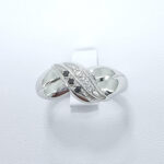 Ženski prstan ZELDA, zlati prstani, zaročni prstani, poročni prstani. Zlatarna BB - Branimir Boršič. Slovensko poreklo. Belo, rumeno zlato.