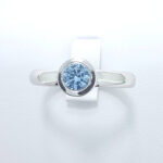 Ženski prstan JOELLE, zlati prstani, zaročni prstani, poročni prstani. Zlatarna BB - Branimir Boršič. Slovensko poreklo. Belo, rumeno zlato.