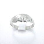 Ženski prstan TATIANA, zlati prstani, zaročni prstani, poročni prstani. Zlatarna BB - Branimir Boršič. Slovensko poreklo. Belo, rumeno zlato.