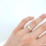 Ženski prstan HAYDI, zlati prstani, zaročni prstani, poročni prstani. Zlatarna BB - Branimir Boršič. Slovensko poreklo. Belo, rumeno zlato.