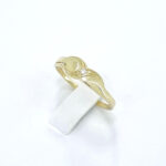 Ženski prstan HAYDI, zlati prstani, zaročni prstani, poročni prstani. Zlatarna BB - Branimir Boršič. Slovensko poreklo. Belo, rumeno zlato.