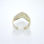 Ženski prstan ATHENA, zlati prstani, zaročni prstani, poročni prstani. Zlatarna BB - Branimir Boršič. Slovensko poreklo. Belo, rumeno zlato.