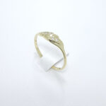 Ženski prstan LARISSA, zlati prstani, zaročni prstani, poročni prstani. Zlatarna BB - Branimir Boršič. Slovensko poreklo. Belo, rumeno zlato.