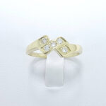 Ženski prstan LAURA, zlati prstani, zaročni prstani, poročni prstani. Zlatarna BB - Branimir Boršič. Slovensko poreklo. Belo, rumeno zlato.