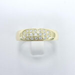 Ženski prstan GIANNA, zlati prstani, zaročni prstani, poročni prstani. Zlatarna BB - Branimir Boršič. Slovensko poreklo. Belo, rumeno zlato.