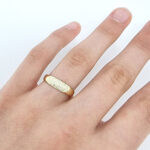 Ženski prstan GIANNA, zlati prstani, zaročni prstani, poročni prstani. Zlatarna BB - Branimir Boršič. Slovensko poreklo. Belo, rumeno zlato.