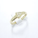 Ženski prstan VERONA, zlati prstani, zaročni prstani, poročni prstani. Zlatarna BB - Branimir Boršič. Slovensko poreklo. Belo, rumeno zlato.