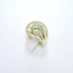 Ženski prstan AZURE, zlati prstani, zaročni prstani, poročni prstani. Zlatarna BB - Branimir Boršič. Slovensko poreklo. Belo, rumeno zlato.