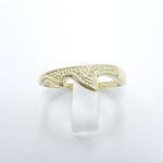 Ženski prstan AIDEN, zlati prstani, zaročni prstani, poročni prstani. Zlatarna BB - Branimir Boršič. Slovensko poreklo. Belo, rumeno zlato.