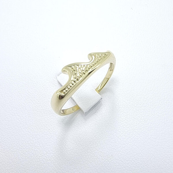 Ženski prstan AIDEN, zlati prstani, zaročni prstani, poročni prstani. Zlatarna BB - Branimir Boršič. Slovensko poreklo. Belo, rumeno zlato.