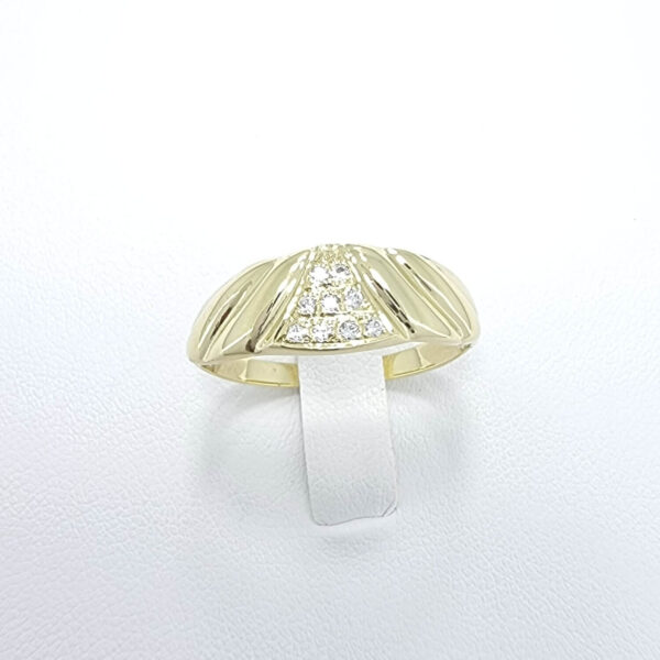 Ženski prstan ATLAS, zlati prstani, zaročni prstani, poročni prstani. Zlatarna BB - Branimir Boršič. Slovensko poreklo. Belo, rumeno zlato.