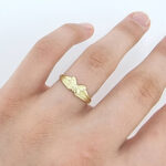 Ženski prstan GABRYELA, zlati prstani, zaročni prstani, poročni prstani. Zlatarna BB - Branimir Boršič. Slovensko poreklo. Belo, rumeno zlato.