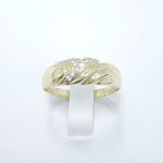 Ženski prstan QUINN, zlati prstani, zaročni prstani, poročni prstani. Zlatarna BB - Branimir Boršič. Slovensko poreklo. Belo, rumeno zlato.